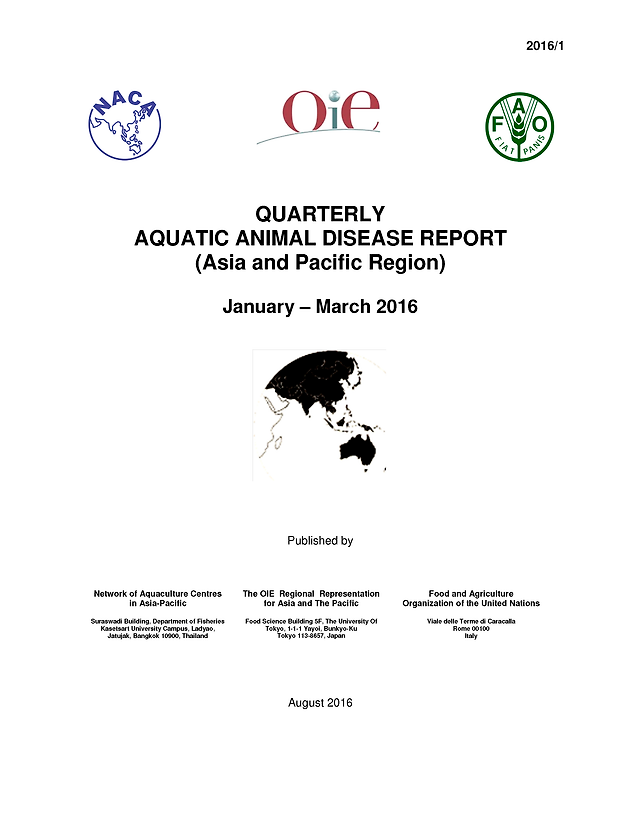 The Quarterly Aquatic Animal Disease Report.