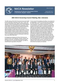 NACA Newsletter, Volume XXX, No. 3, July-September 2015