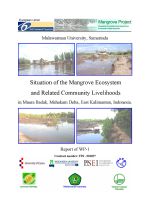 Situation of the mangrove ecosystem and related community livelihoods in Muara Badak, Mahakam Delta, East kalimantan, Indonesia