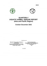 Quarterly Aquatic Animal Disease Report, October-December 2002