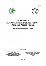 Quarterly Aquatic Animal Disease Report, October-December 2000