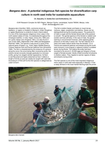 Aquaculture Asia Magazine, Volume 21(1): 19-23