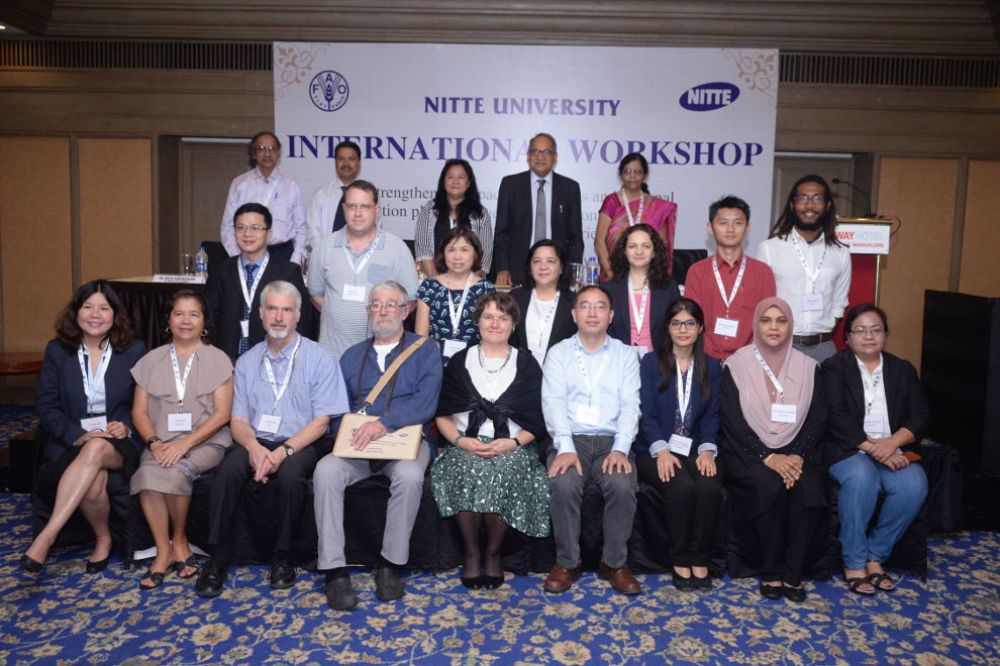 Participants in the workshop held at Nitte University, Mangalore, India, 10-12 April 2017.