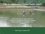 Culture-based fisheries experiences, practices and constraints in Vietnam