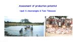 Assessment of production potential