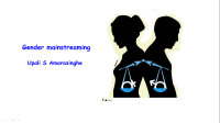 Gender mainstreaming in culture-based fisheries