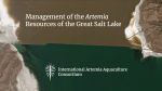 Videos: Webinar on management of Artemia resources of the Great Salt Lake, Utah USA