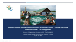 Innovative Aquaculture & Nature-based Climate Solutions in Aquaculture: The Philippines