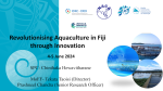 Revolutionising Aquaculture in Fiji through Innovation