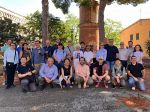 Participants at the site of the former Tarquinia Salt Works, Italy, now a nature reserve and science centre.