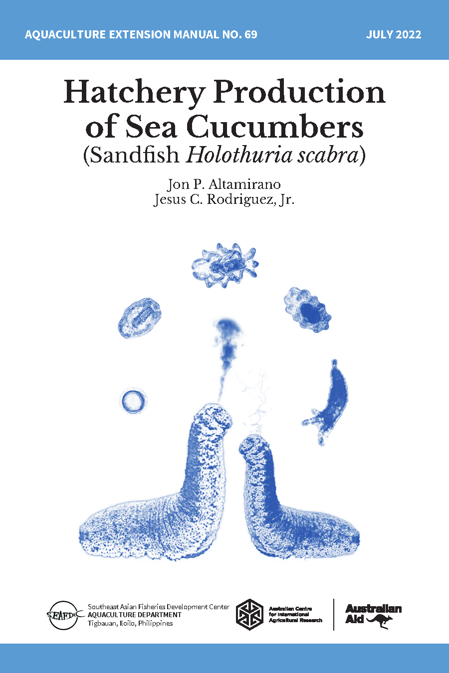 Hatchery production of sea cucumbers (sandfish Holothuria scabra)