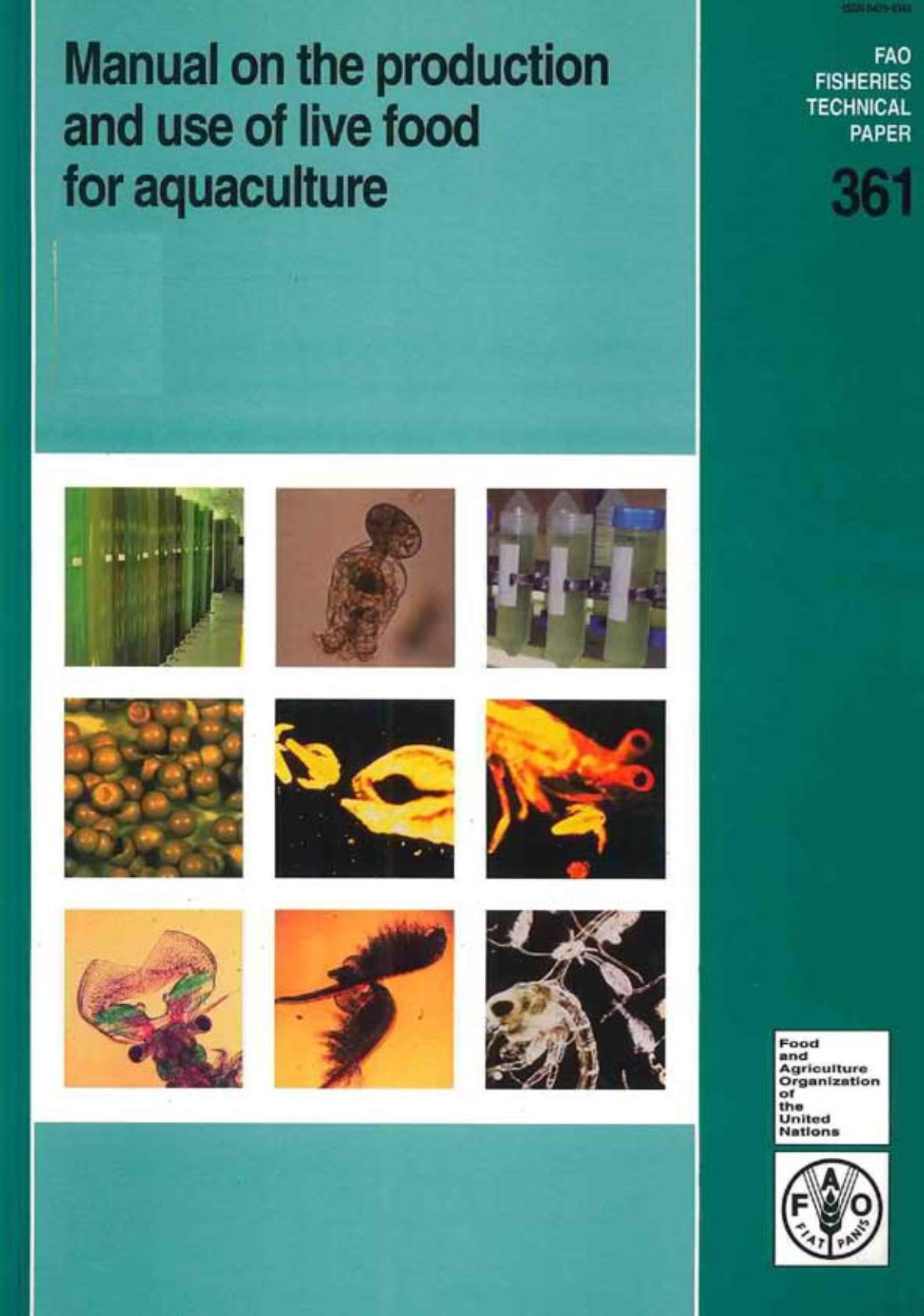 Manual on the Production and Use of Live Food for Aquaculture